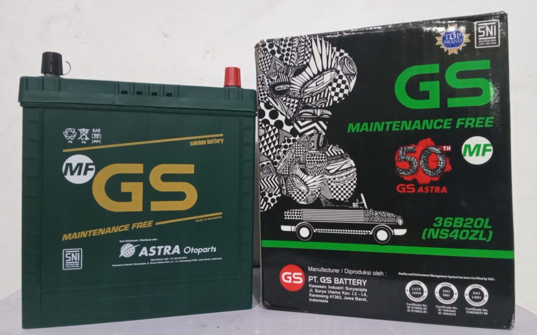 Pasang Aki GS MF 36B20L